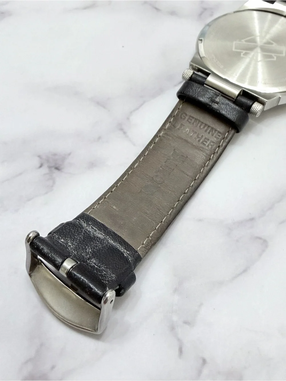 Bulova Harley-Davidson Men's Watch 43mm Stainless Steel Leather Strap 76B156